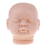 Silicone Awake Baby Doll Head Sculpt Unpainted Mold for 22inch Reborn Doll DIY Custom Parts Photography Props - Aladdin Shoppers