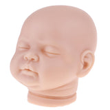 Silicone Awake Baby Doll Head Sculpt Unpainted Mold for 22inch Reborn Doll DIY Custom Parts Photography Props - Aladdin Shoppers