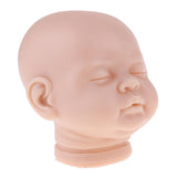 Silicone Awake Baby Doll Head Sculpt Unpainted Mold for 22inch Reborn Doll DIY Custom Parts Photography Props - Aladdin Shoppers