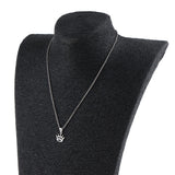 Silver Elegant Princess Crown Necklace Women Tiara Charming Pendant Necklaces - Aladdin Shoppers