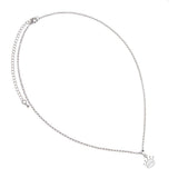 Silver Elegant Princess Crown Necklace Women Tiara Charming Pendant Necklaces - Aladdin Shoppers