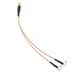 SMA Female To TS9 Splitter Combiner RG316 Y Type Coaxial Extension Cable - Aladdin Shoppers