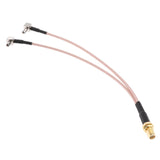 SMA Female To TS9 Splitter Combiner RG316 Y Type Coaxial Extension Cable - Aladdin Shoppers