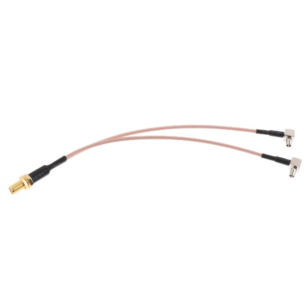 SMA Female To TS9 Splitter Combiner RG316 Y Type Coaxial Extension Cable - Aladdin Shoppers