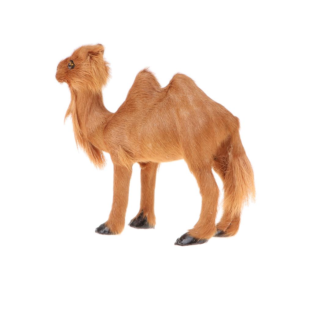 Small Cute Bactrian Camel Simulation Model Wild Animals Action Figure Toy for Kids, Home Decor - Aladdin Shoppers