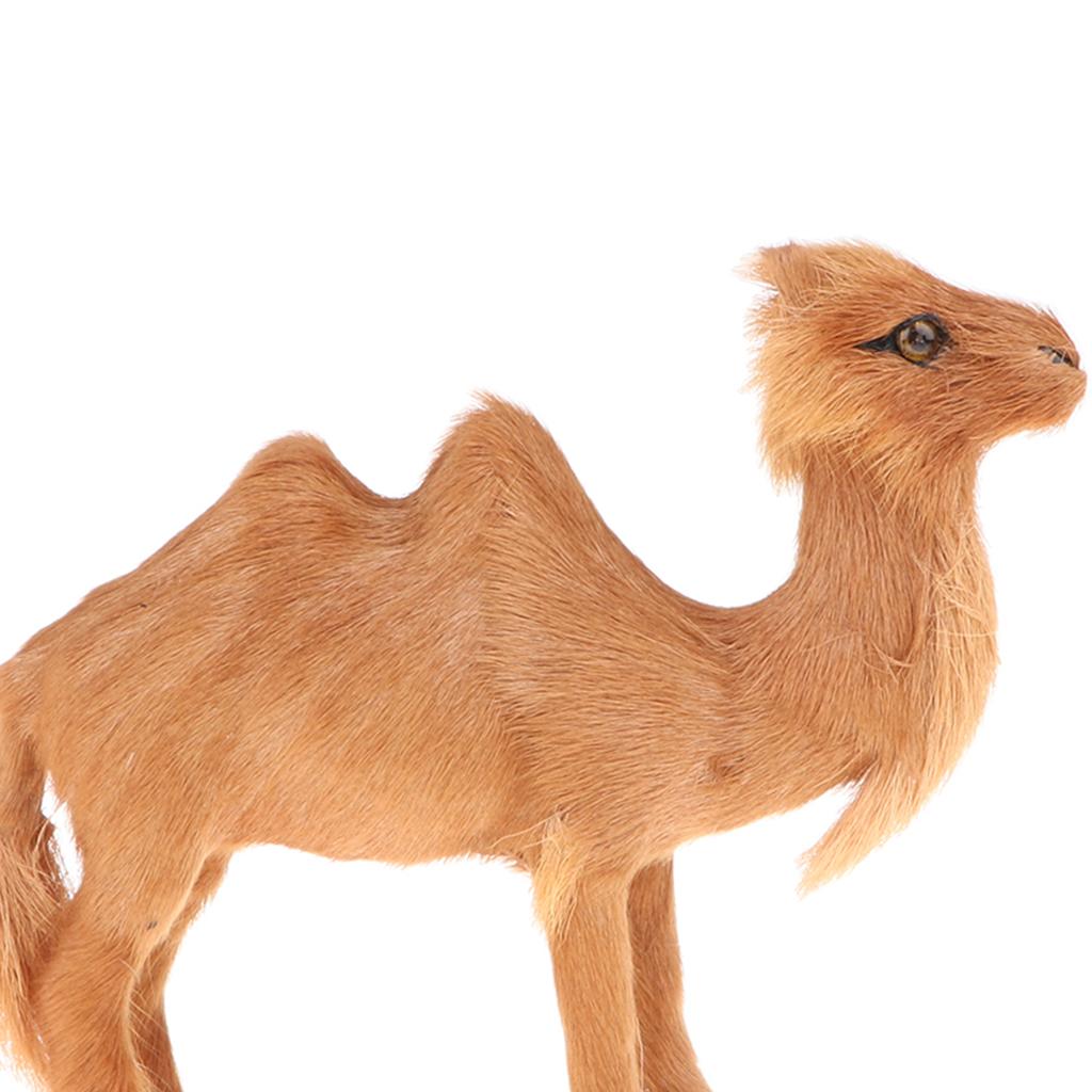 Small Cute Bactrian Camel Simulation Model Wild Animals Action Figure Toy for Kids, Home Decor - Aladdin Shoppers