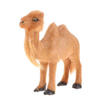 Small Cute Bactrian Camel Simulation Model Wild Animals Action Figure Toy for Kids, Home Decor - Aladdin Shoppers