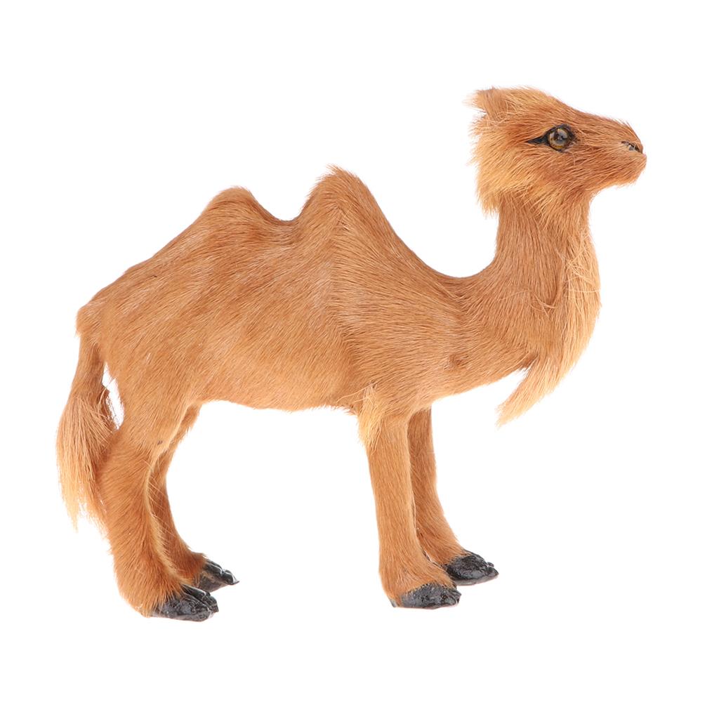 Small Cute Bactrian Camel Simulation Model Wild Animals Action Figure Toy for Kids, Home Decor - Aladdin Shoppers