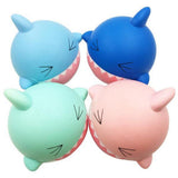 Small Shark Squishy,Kawaii Mini Soft Squeeze Toy,Hand Toy for Kids Gift,Stress Relief,Decoration,Safe Elastic Environmentally Material PU (Blue) - Aladdin Shoppers