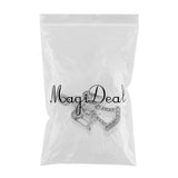 Stainless Steel Crystal Angel Shape Pet Ash Urn Pendant Memorial Cremation - Aladdin Shoppers