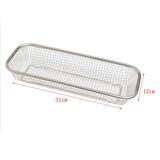 Stainless Steel Rice Drainer Basket Kitchen Colander Fruit Vegetable Washing,Dishwashing Safe, Over the Sink - Aladdin Shoppers