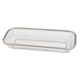 Stainless Steel Rice Drainer Basket Kitchen Colander Fruit Vegetable Washing,Dishwashing Safe, Over the Sink - Aladdin Shoppers