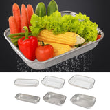 Stainless Steel Rice Drainer Basket Kitchen Colander Fruit Vegetable Washing,Dishwashing Safe, Over the Sink - Aladdin Shoppers