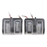 Switchback LED Side Mirror Marker Lamps Smoked Lens White LED Parking Light Amber LED Turn Signal Light for Ford F150 F250 F350 F450 - Aladdin Shoppers