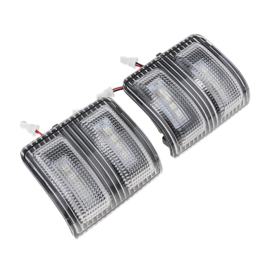 Switchback LED Side Mirror Marker Lamps Smoked Lens White LED Parking Light Amber LED Turn Signal Light for Ford F150 F250 F350 F450 - Aladdin Shoppers