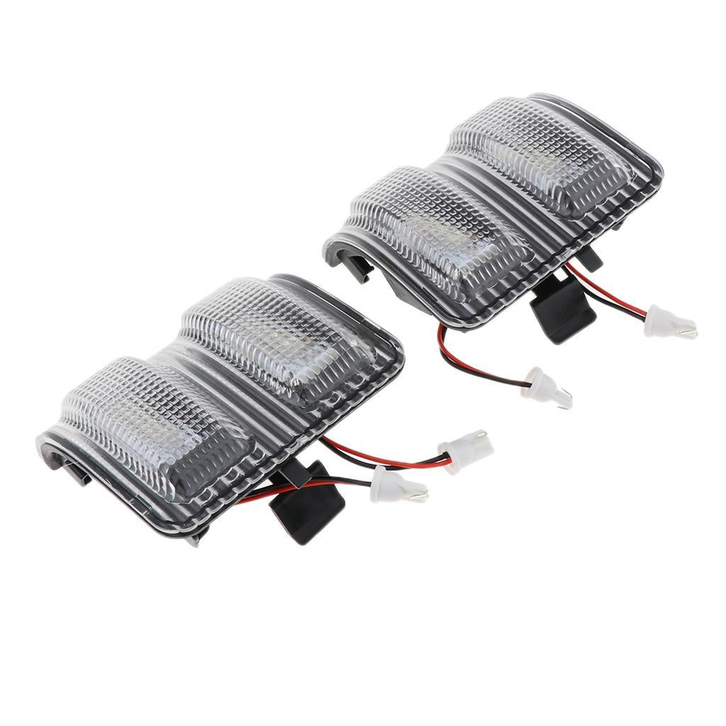 Switchback LED Side Mirror Marker Lamps Smoked Lens White LED Parking Light Amber LED Turn Signal Light for Ford F150 F250 F350 F450 - Aladdin Shoppers