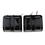 Switchback LED Side Mirror Marker Lamps Smoked Lens Yellow LED Parking Light Amber LED Turn Signal Light for Ford F150 F250 F350 F450 - Aladdin Shoppers