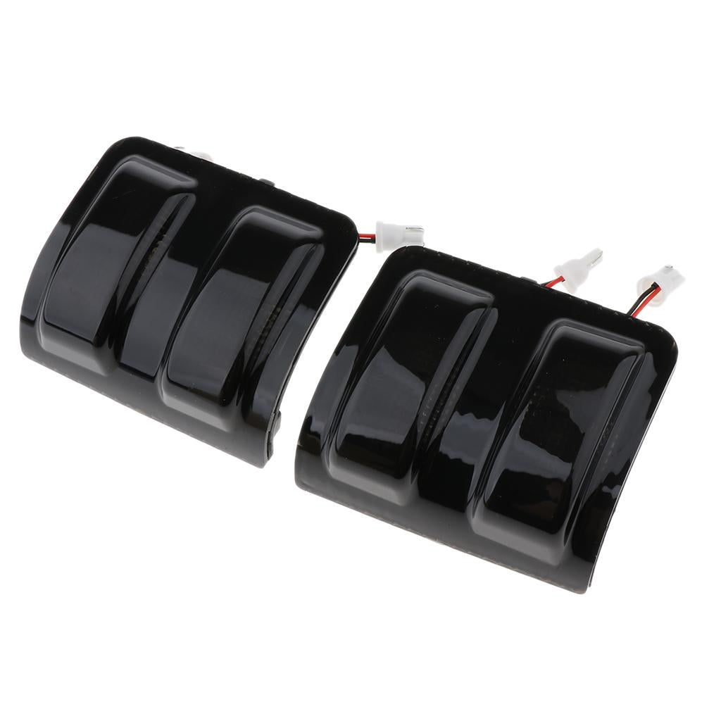 Switchback LED Side Mirror Marker Lamps Smoked Lens Yellow LED Parking Light Amber LED Turn Signal Light for Ford F150 F250 F350 F450 - Aladdin Shoppers