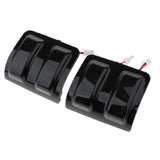 Switchback LED Side Mirror Marker Lamps Smoked Lens Yellow LED Parking Light Amber LED Turn Signal Light for Ford F150 F250 F350 F450 - Aladdin Shoppers