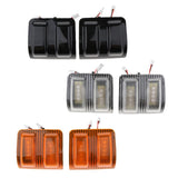 Switchback LED Side Mirror Marker Lamps Smoked Lens Yellow LED Parking Light Amber LED Turn Signal Light for Ford F150 F250 F350 F450 - Aladdin Shoppers