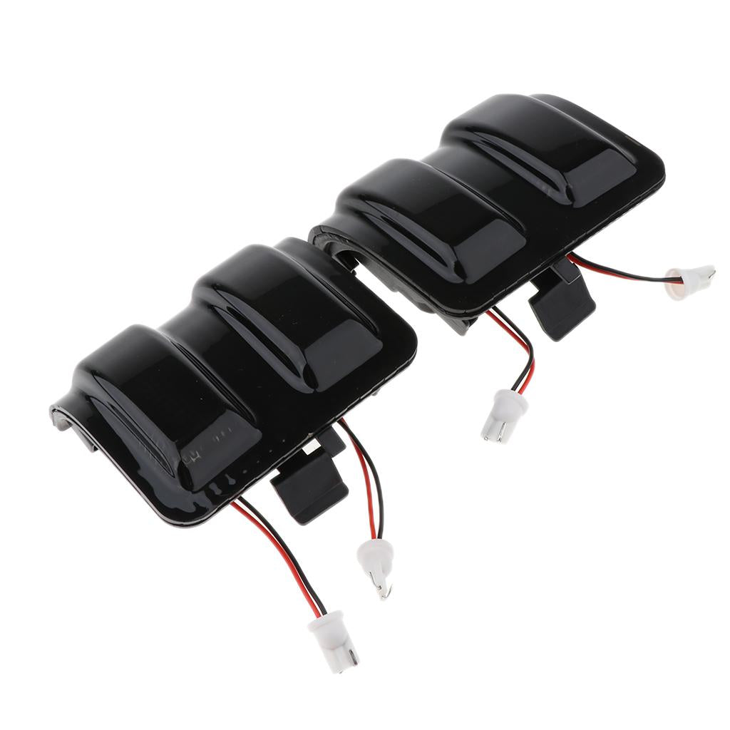 Switchback LED Side Mirror Marker Lamps Smoked Lens Yellow LED Parking Light Amber LED Turn Signal Light for Ford F150 F250 F350 F450 - Aladdin Shoppers