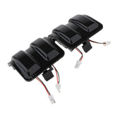 Switchback LED Side Mirror Marker Lamps Smoked Lens Yellow LED Parking Light Amber LED Turn Signal Light for Ford F150 F250 F350 F450 - Aladdin Shoppers