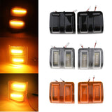 Switchback LED Side Mirror Marker Lamps Smoked Lens Yellow LED Parking Light Amber LED Turn Signal Light for Ford F150 F250 F350 F450 - Aladdin Shoppers