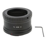 T2 T-2 Telephoto Lens to EFM Mount Camera Adapter for Canon EF-M Mirrorless Cameras - Black - Aladdin Shoppers