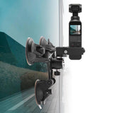 Triple Car Glass Window Suction Cup Base Mount w/ 360 Free Rotating Ball Head Mount & Screw Mount Adapter for DJI OSMO Pocket - Aladdin Shoppers