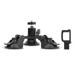 Triple Car Glass Window Suction Cup Base Mount w/ 360 Free Rotating Ball Head Mount & Screw Mount Adapter for DJI OSMO Pocket - Aladdin Shoppers
