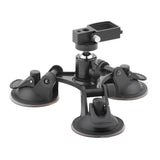 Triple Car Glass Window Suction Cup Base Mount w/ 360 Free Rotating Ball Head Mount & Screw Mount Adapter for DJI OSMO Pocket - Aladdin Shoppers