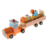 Trucks Transport Car Carrier Educational Vehicles Toy Set Includes Transport Truck, Excavator and Bulldozer - Aladdin Shoppers