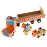 Trucks Transport Car Carrier Educational Vehicles Toy Set Includes Transport Truck, Excavator and Bulldozer - Aladdin Shoppers