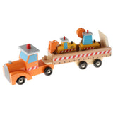 Trucks Transport Car Carrier Educational Vehicles Toy Set Includes Transport Truck, Excavator and Bulldozer - Aladdin Shoppers