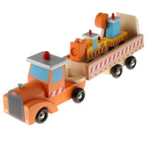 Trucks Transport Car Carrier Educational Vehicles Toy Set Includes Transport Truck, Excavator and Bulldozer - Aladdin Shoppers