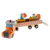 Trucks Transport Car Carrier Educational Vehicles Toy Set Includes Transport Truck, Excavator and Bulldozer - Aladdin Shoppers
