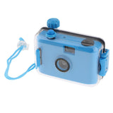 Underwater Waterproof Lomo Camera Mini Cute 35mm Film With Housing Case Blue - Aladdin Shoppers