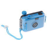 Underwater Waterproof Lomo Camera Mini Cute 35mm Film With Housing Case Blue - Aladdin Shoppers
