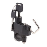 Universal Motorcycle Motorbike Bike Helmet Lock Hanger Hook & 2 Keys Set - Aladdin Shoppers
