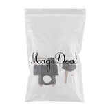 Universal Motorcycle Motorbike Bike Helmet Lock Hanger Hook & 2 Keys Set - Aladdin Shoppers