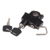Universal Motorcycle Motorbike Bike Helmet Lock Hanger Hook & 2 Keys Set - Aladdin Shoppers