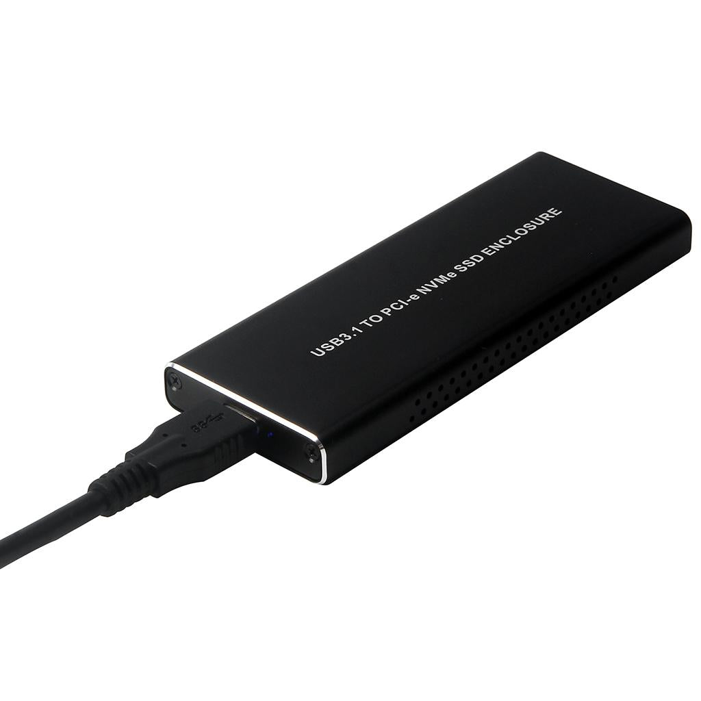 USB 3.1 Type C To PCI-E NVME M.2 SSD Hard Disk Box External Enclosure 10Gbps with USB Cable - Aladdin Shoppers