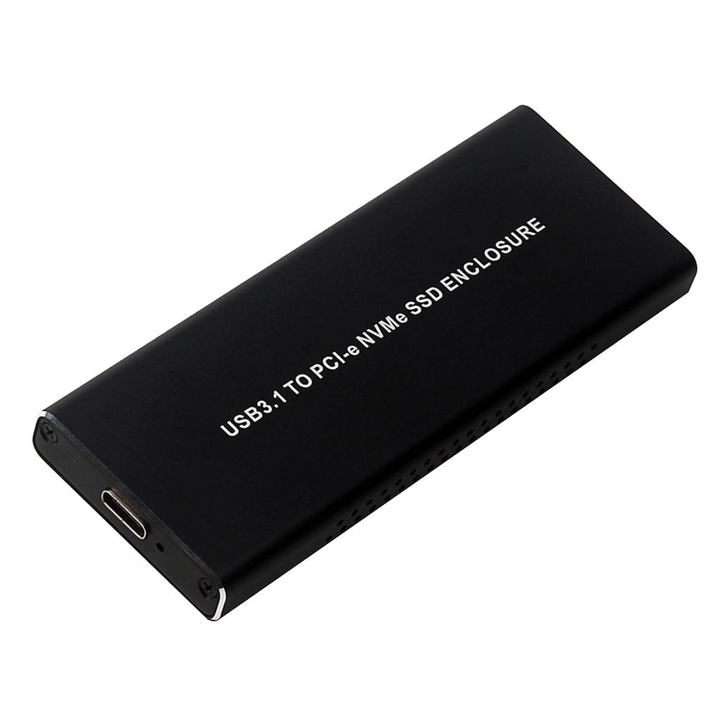USB 3.1 Type C To PCI-E NVME M.2 SSD Hard Disk Box External Enclosure 10Gbps with USB Cable - Aladdin Shoppers