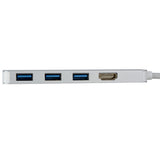 USB C Hub 4-in-1 Type C Hub, USB-C to 4k HDMI & 3 USB 3.0 Ports Adapter Converter - Aladdin Shoppers