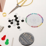 Vintage Sewing Kit with Wooden Box Sewing Accessories Supplies for Beginners - Aladdin Shoppers