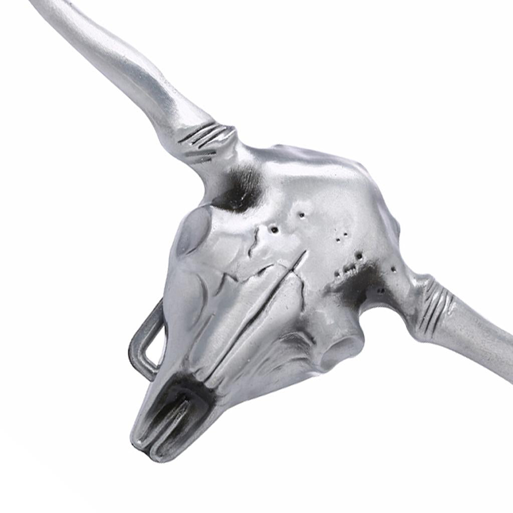 Vintage Western Cowboy Rodeo Alloy Cattle Cow Head Belt Buckle For Men Boys - Aladdin Shoppers