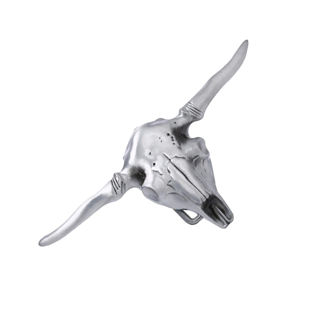 Vintage Western Cowboy Rodeo Alloy Cattle Cow Head Belt Buckle For Men Boys - Aladdin Shoppers