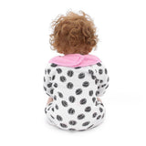 Vivid Huggable 21inch Reborn Doll Silicone Newborn Baby Doll White Clothes Set - Kids Children Sleeping Toy - Aladdin Shoppers