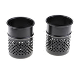 Wall Mount Hair Dryer Holder Rack Stand Storage Comb Brush Organizer Hanger with Two Cups - Aladdin Shoppers