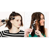 Women Short Curly Layered Wavy Wig Light Brown Real Human Hair Wigs Free Wig Cap for Daily Wear /Party Costume Cosplay - Aladdin Shoppers